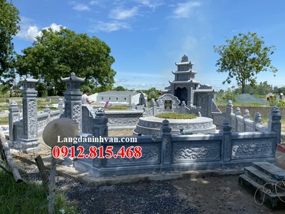 Lăng mộ đá đẹp bán tại Nam Định   Xây lăng mộ đá gia đình ở Nam Định 4