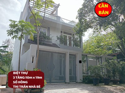 Biệt thự ven sông - mặt tiền đường số kdc cao cấp tt nhà bè 0