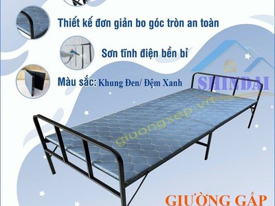 SALE    Giường gấp khung thép dự phòng Z17 4