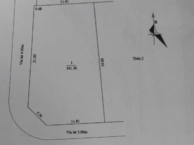 E có Lô đất 3 mặt đường: 1 mặt nằm trên trục đường Hồng Châu, một mặt nằm trên trục đường Hải Đông 4