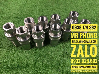 Khớp nối nhanh thủy lực inox -Khớp nối thủy lực -Khớp nối nhanh ống nước-Khớp nối nhanh khí nén 0