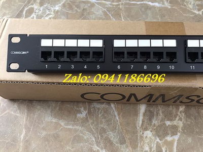 Thanh đấu nối Patch Panel RJ11 Cat3 mã 1933307-1, 25 Ports 1U 1