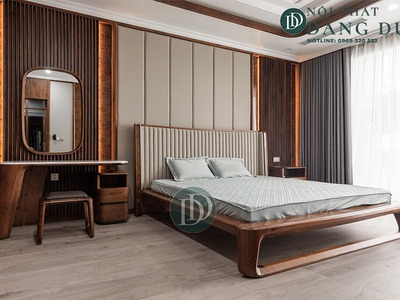 Giường Ngủ Gỗ Óc Chó - Hòa Quyện Tinh Hoa Thiên Nhiên 0