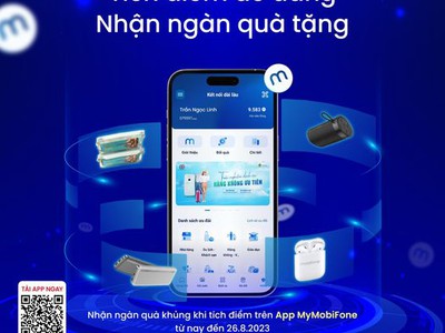 Vào app MyMobiFone tích điểm nhận Tai nghe, Pin sạc dự phòng, Loa Bluetooth 0