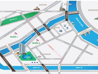 Grand riverside căn hộ penthouse trung tâm thành phố sài gòn 3