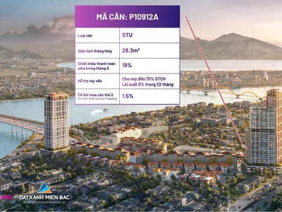 Căn Studio 28,3m2 Tại Chung Cư Cao Cấp Sun Cosmo Đà Nẵng 0