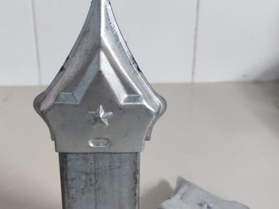 Nắp chụp đầu sắt hộp trang trí cửa cổng sắt chông hàng rào   mác sắt 1