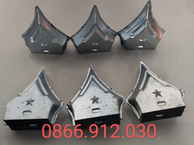 Nắp chụp đầu sắt hộp trang trí cửa cổng sắt chông hàng rào   mác sắt 7