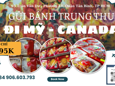 Gửi bánh Trung Thu đi Mỹ - Canada giá rẻ - GPS Global 0