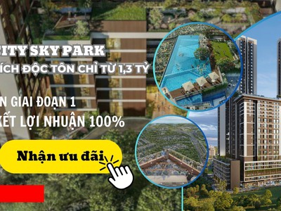 Căn hộ cao cấp chuẩn resort Pi Sky Park giáp ranh TP.Thủ Đức giá rẻ không tưởng 0