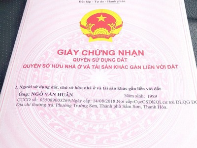 Chính chủ bán nhà - giá tốt   bán nhà a17-18 lý tự trọng, bắc sơn, sầm sơn, thanh hoá. 1
