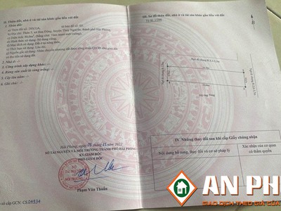 Cần bán lô đất đẹp tại Hoa Động, Thuỷ Nguyên, Hải Phòng 0