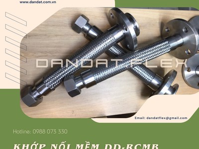 Khớp nối mềm inox 304, Khớp chống rung kim loại, Khớp nối mềm Inox chống rung cho hệ bơm 11