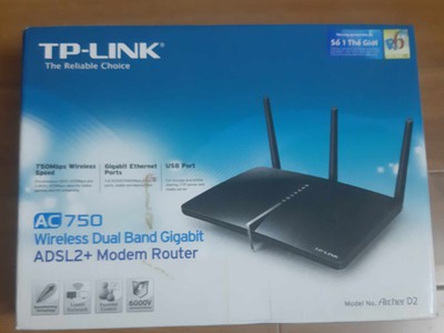 Router Modem 3 râu TP-Link Archer D2 0