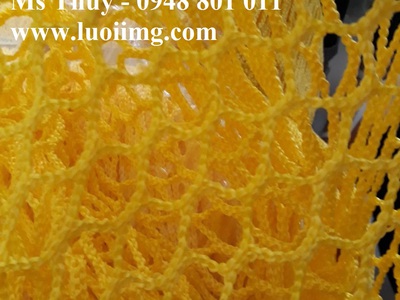 Lưới quây an toàn xung quanh khu vui chơi trẻ em, lưới màu vàng sợi dù 2