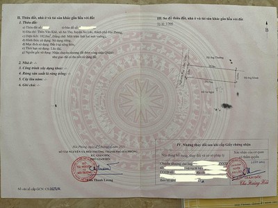 Đất đẹp   giá rẻ - cần bán nhanh  lô đất tại huyện an lão,  thành phố hải phòng, hải phòng 0