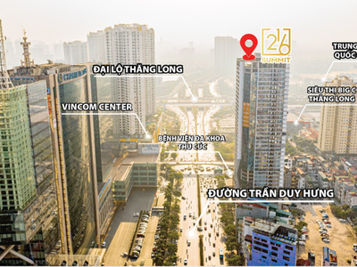 Summit Trần Duy Hưng: 5.48 tỷ/101m2, KM 230tr, CK 5, HTLS 0/12 tháng 0