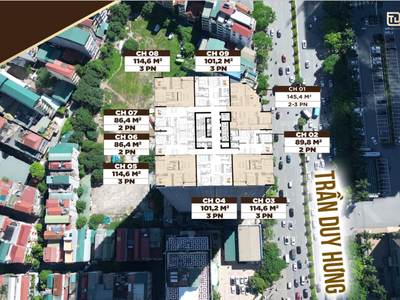 Summit Trần Duy Hưng: 5.48 tỷ/101m2, KM 230tr, CK 5, HTLS 0/12 tháng 1