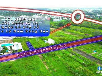 Đất đẹp - giá tốt - cần bán lô đất mặt tiền đường huỳnh thị nở - thường thạnh - cái răng 2