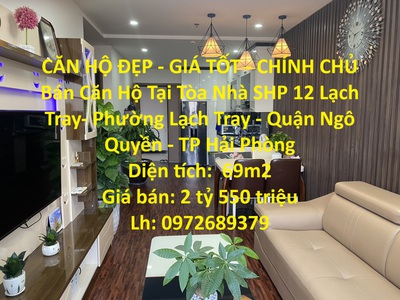 Căn hộ đẹp - giá tốt - chính chủ bán căn hộ tại q. ngô quyền - hải phòng 0