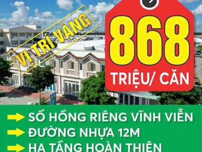 CHỈ 170TRsở hữu ngay nhà mặt phố 1 trệt 1 lầu phường 4, Tp Trà Vinh  Gần KDL Huỳnh Kha 1