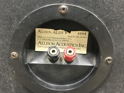 Đã bán-Bán đôi loa Allison AL105-P 2
