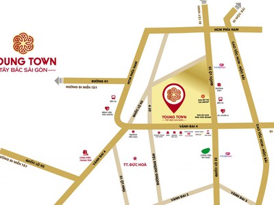 Vietcombank thanh lý 25 lô nằm mặt tiền đường vành đai 4 tại trung tâm đức hòa giá 850 triệu 1 lô 2