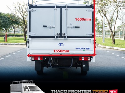 Xe tải Thaco TF230 tải trọng 920kg thùng dài 2.8m tại Hải Phòng 1