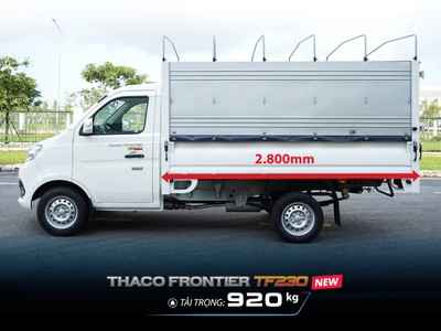 Xe tải Thaco TF230 tải trọng 920kg thùng dài 2.8m tại Hải Phòng 2