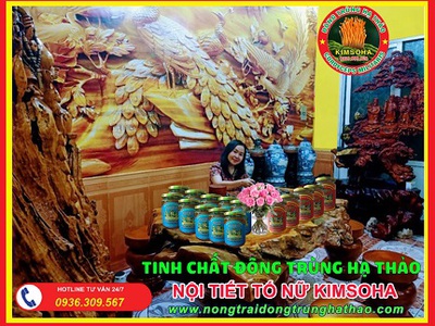 Bán đông trùng hạ thảo Kimsoha - Tăng cường nội tiết tố nữ 1