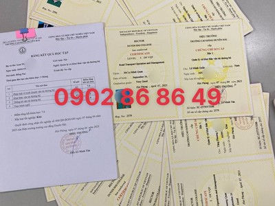 Học CHỨNG CHỈ SƠ CẤP VẬN TẢI ĐƯỜNG BỘ để đăng ký kinh doanh vận tải, đổi biển vàng 0
