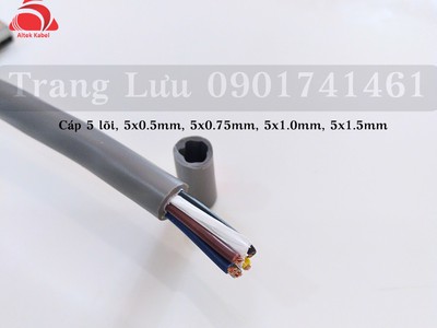 Cáp điều khiển 5x0.5mm 0