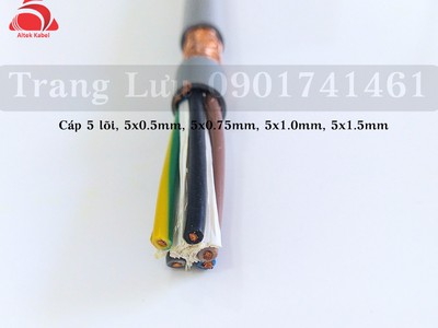 Cáp điều khiển 5x0.5mm 2