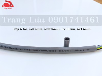 Cáp điều khiển 5x0.5mm 4