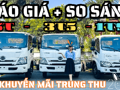 BÁO GIÁ HINO 300 TẢI NHẸ 1T9 3T5 5 TẤN   Bảng Giá Xe Tải Nhật Hino Mới Nhất 2023   So Sánh Hino 300 0