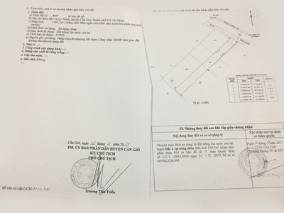 Đất mặt tiền Lý Nhơn, xã Lý Nhơn, Cần Giờ. Có sẵn thổ cư, 5,5 tỉ/1000m 3