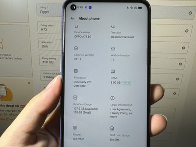 Oppo A73 8gb/128gb likenew fullbox 4
