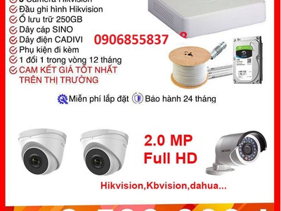 Lắp đặt camera quan sát trọn gói giá rẻ 0