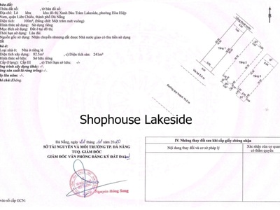 Cần Bán Shophouse LakeSide, 3 tầng, mặt tiền Đường 15m  Vị Trí Đẹp  Giá SIÊU RẺ T8/2023 0