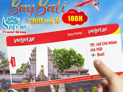 Bay Bali Chill mê li chỉ từ 160k hãng Vietjet Air 0