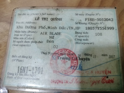 Bán xe Honda abl giấy tờ đầy đủ 0