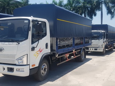 Xe tải Faw Tiger V 8 tấn mui bạt thùng dài 6m2 2