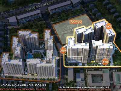 Bán căn hộ chung cư tại Dự án Akari City Nam Long, Bình Tân 2PN tặng nội thất giá 3 tỷ/ Căn ck 2 0