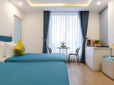 Cho thuê căn hộ 2 giường 30m2 K117 Nguyễn Văn Thoại, Sơn Trà ngay biển Mỹ Khê giá rẻ 3
