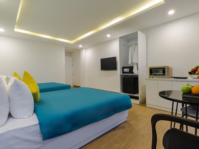 Cho thuê căn hộ 2 giường 30m2 K117 Nguyễn Văn Thoại, Sơn Trà ngay biển Mỹ Khê giá rẻ 9