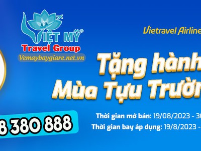 Bay mùa tựu trường Vietravel Airlines TẶNG 20KG hành lý 0