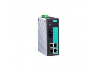 EDS-305-M-SC: Switch công nghiệp gồm 4 cổng Ethernet tốc độ 10/100BaseT X , 1 cổng Quang tốc độ 100B 0