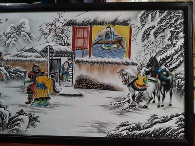 Tranh sứ Tam cố thảo lư. 6