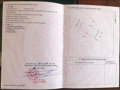 Đất KQH Phong Điền - Gần SCAVI Gía Bao Rẻ 1