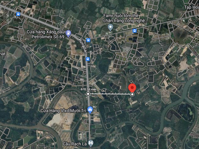 Đất 540k/m2 tại xã Bình Khánh, Cần Giờ. Cách đường Rừng Sác 700m. 3,1 tỷ 0